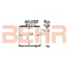 2207065 BEHR Radiator