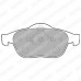 LP1708 DELPHI Комплект тормозных колодок, дисковый тормоз