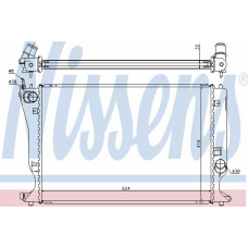 64666A NISSENS Радиатор, охлаждение двигателя