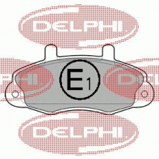 LP766 DELPHI Комплект тормозных колодок, дисковый тормоз
