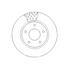 NBD1706 NATIONAL Тормозной диск