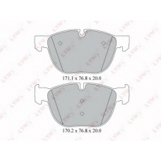 BD1417 LYNX Колодки тормозные передние