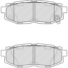 FDB4187 FERODO Комплект тормозных колодок, дисковый тормоз