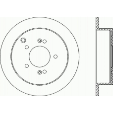 BDA2174.10 OPEN PARTS Тормозной диск