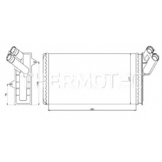 D6P004TT THERMOTEC Теплообменник, отопление салона