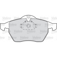 540798 VALEO Комплект тормозных колодок, дисковый тормоз