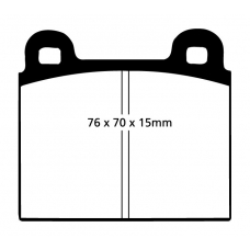 DP2103 EBC Brakes Колодки тормозные