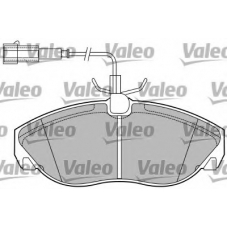 597167 VALEO Комплект тормозных колодок, дисковый тормоз