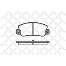 036 030-SX STELLOX Комплект тормозных колодок, дисковый тормоз