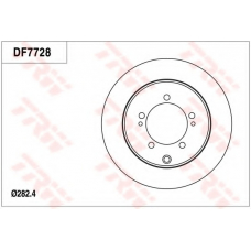 DF7728 TRW Тормозной диск