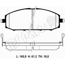 IBD-1178 IPS Parts Комплект тормозных колодок, дисковый тормоз