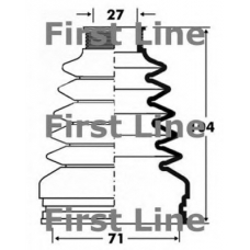 FCB2878 FIRST LINE Пыльник, приводной вал