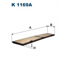 K1169A FILTRON Фильтр, воздух во внутренном пространстве