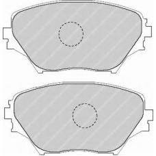FSL1514 FERODO Комплект тормозных колодок, дисковый тормоз