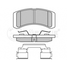 025 242 2914/W MEYLE Комплект тормозных колодок, дисковый тормоз