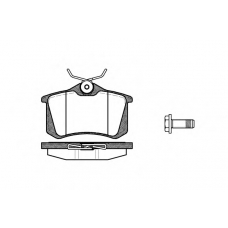 0263.05 REMSA Комплект тормозных колодок, дисковый тормоз