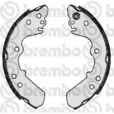 S 59 512 BREMBO Комплект тормозных колодок