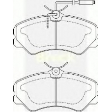 21205 00 703 10 BRECK Комплект тормозных колодок, дисковый тормоз