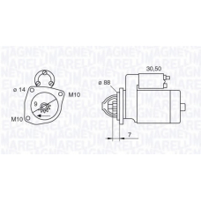 063522614010 MAGNETI MARELLI Стартер