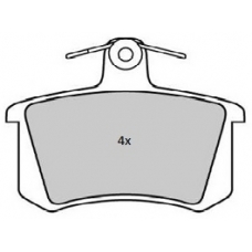 FBP-1767 FREMAX Комплект тормозных колодок, дисковый тормоз