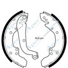 SHU354 APEC Тормозные колодки
