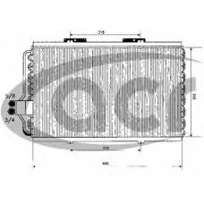 300218 ACR Конденсатор, кондиционер