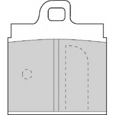 FD421A NECTO Комплект тормозных колодок, дисковый тормоз