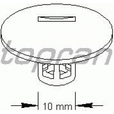 700 582 TOPRAN Пружинный зажим