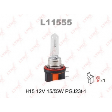 L11555 LYNX Лампа h15 12v 15/55w pgj23t-1