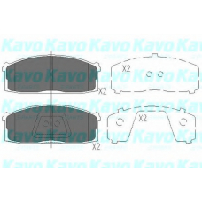 KBP-6533 KAVO PARTS Комплект тормозных колодок, дисковый тормоз