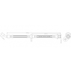 3517 REMKAFLEX Тормозной шланг