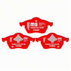 13-0463-7091-2-SET-MS MASTER-SPORT Комплект тормозных колодок, дисковый тормоз