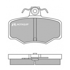 LVXL626 MOTAQUIP Комплект тормозных колодок, дисковый тормоз