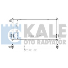 299800 KALE OTO RADYATOR Конденсатор, кондиционер