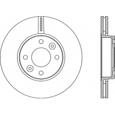 BDR1985.20 OPEN PARTS Тормозной диск