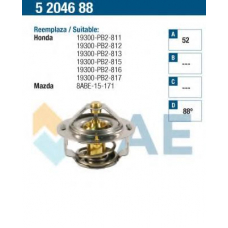 5204688 FAE Термостат, охлаждающая жидкость