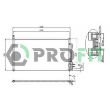 PR 2530C1 PROFIT Конденсатор, кондиционер