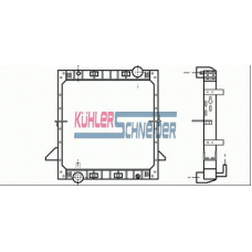 4102201 KUHLER SCHNEIDER Радиатор, охлаждение двигател