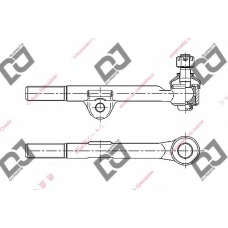 DE1235 DJ PARTS Наконечник поперечной рулевой тяги