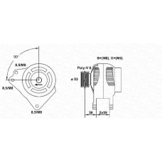 943355002010 MAGNETI MARELLI Генератор