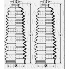 BSG3371 BORG & BECK Пыльник, рулевое управление