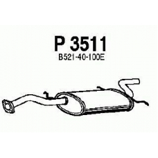 P3511 FENNO Глушитель выхлопных газов конечный