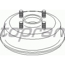 300 489 TOPRAN Тормозной барабан