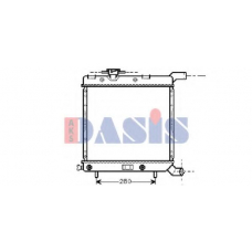 520120N AKS DASIS Радиатор, охлаждение двигателя