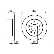 0 986 479 065 BOSCH Тормозной диск