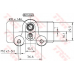 BWH145 TRW Колесный тормозной цилиндр