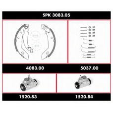 SPK 3083.05 ROADHOUSE Комплект тормозов, барабанный тормозной механизм