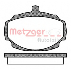 1170700 METZGER Комплект тормозных колодок, дисковый тормоз