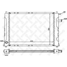 10-25014-SX STELLOX Радиатор, охлаждение двигателя