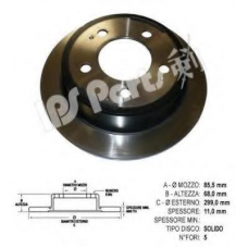 IBP-1S02 IPS Parts Тормозной диск